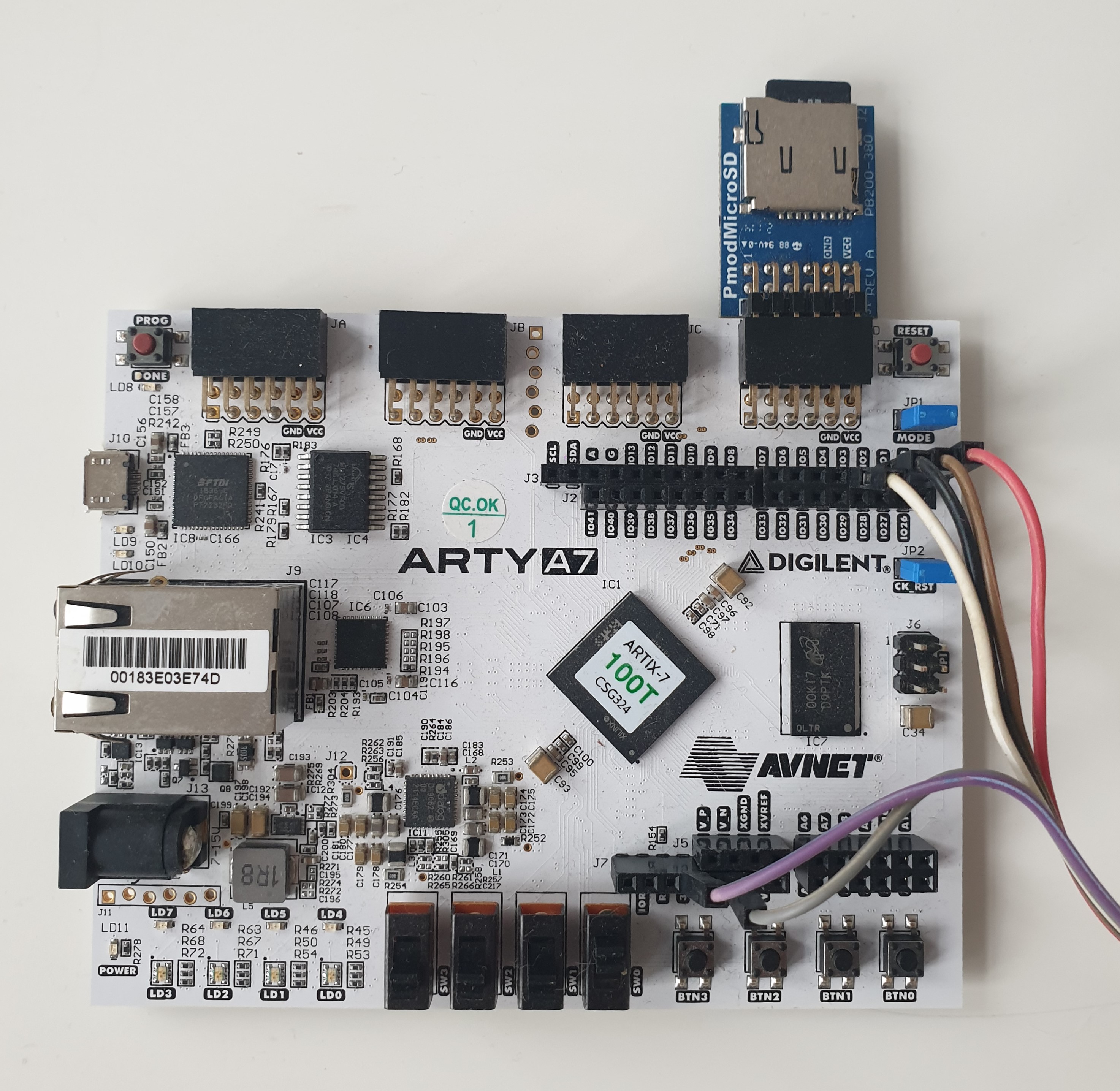 MicroSD PMOD Setup.